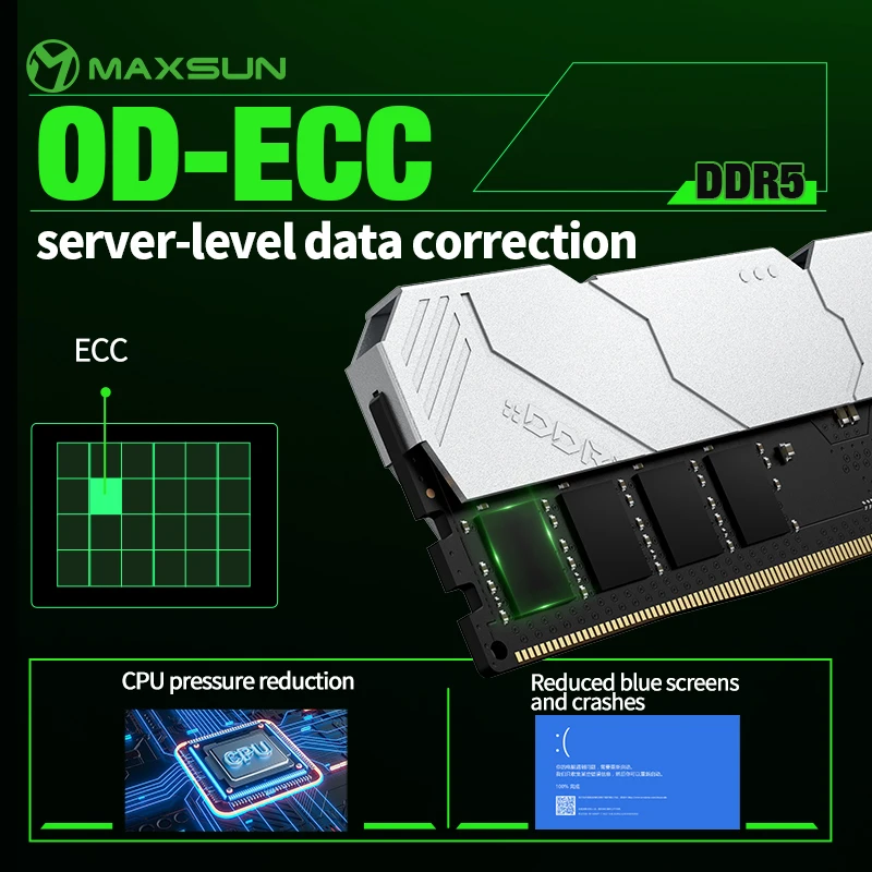MAXSUN Heatsink Memoria RAM DD - Ddr5 6000Mhz 评论和价格