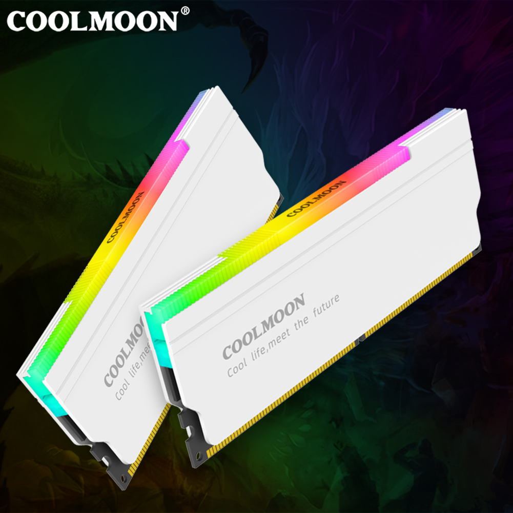 COOLMOON 5V-3PIN ARGB RAM Heat - Ddr5 Ram 评论和价格